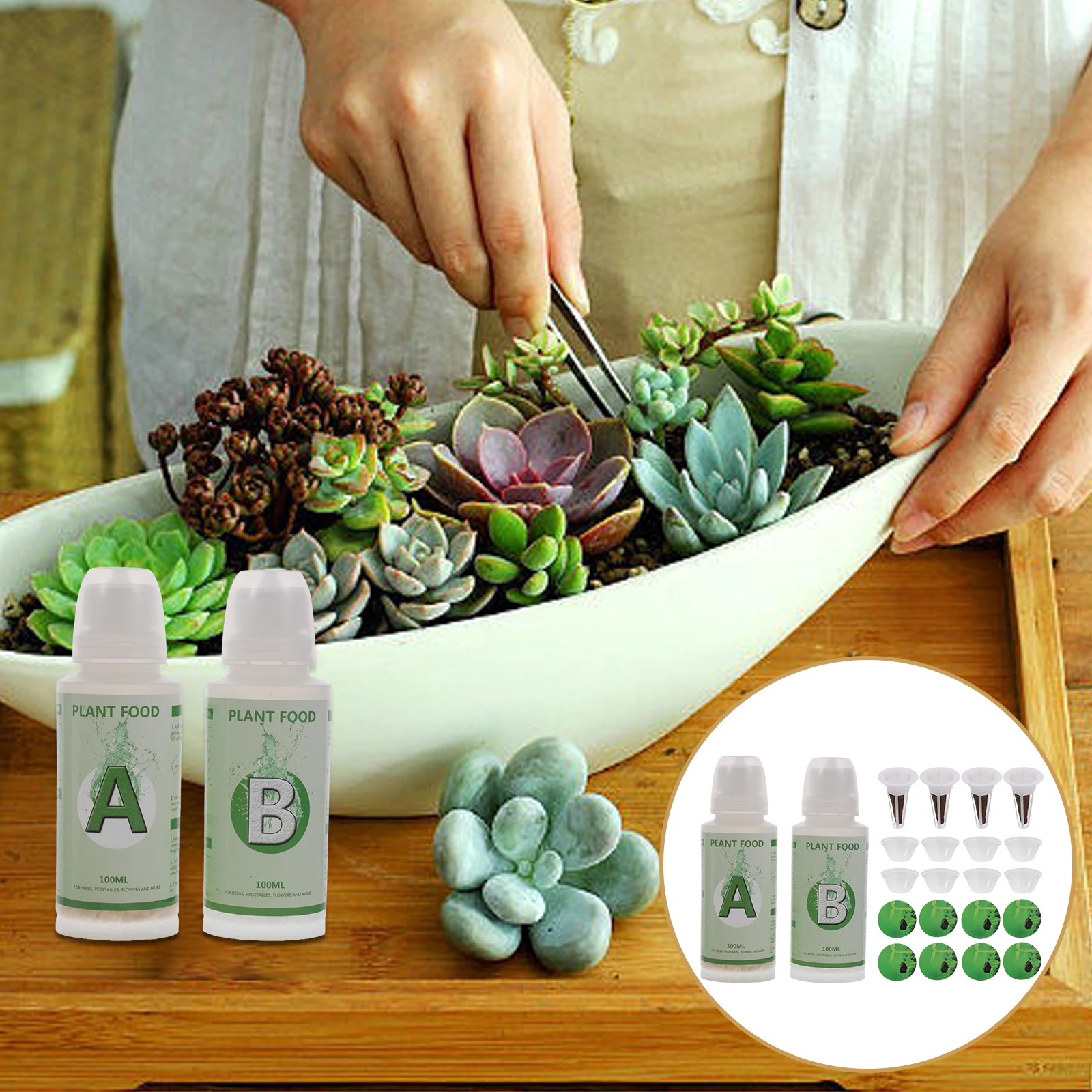 

Planting Basket Set Hydroponic Baskets Plastic Gardening Supplies Planter Trays Grow Sponges Humidity Dome Hydroponic System