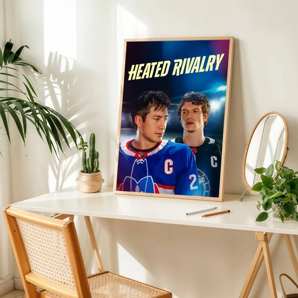 Popular TV Heated Rivalry Poster Suitable For Home Living Room Bedroom Office Bar Wall Decoration Sticker