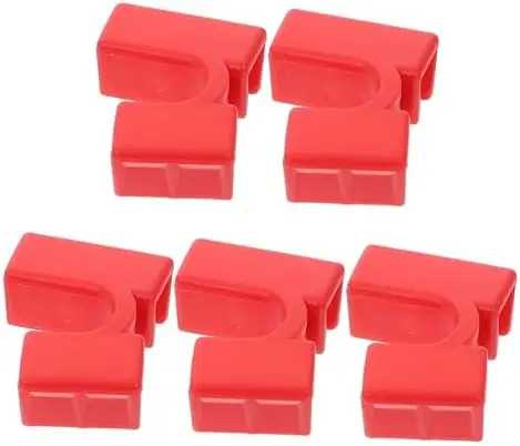 

5 пластиковых зажимов для палочек для еды для начинающих - легкое и портативное пособие для обучения