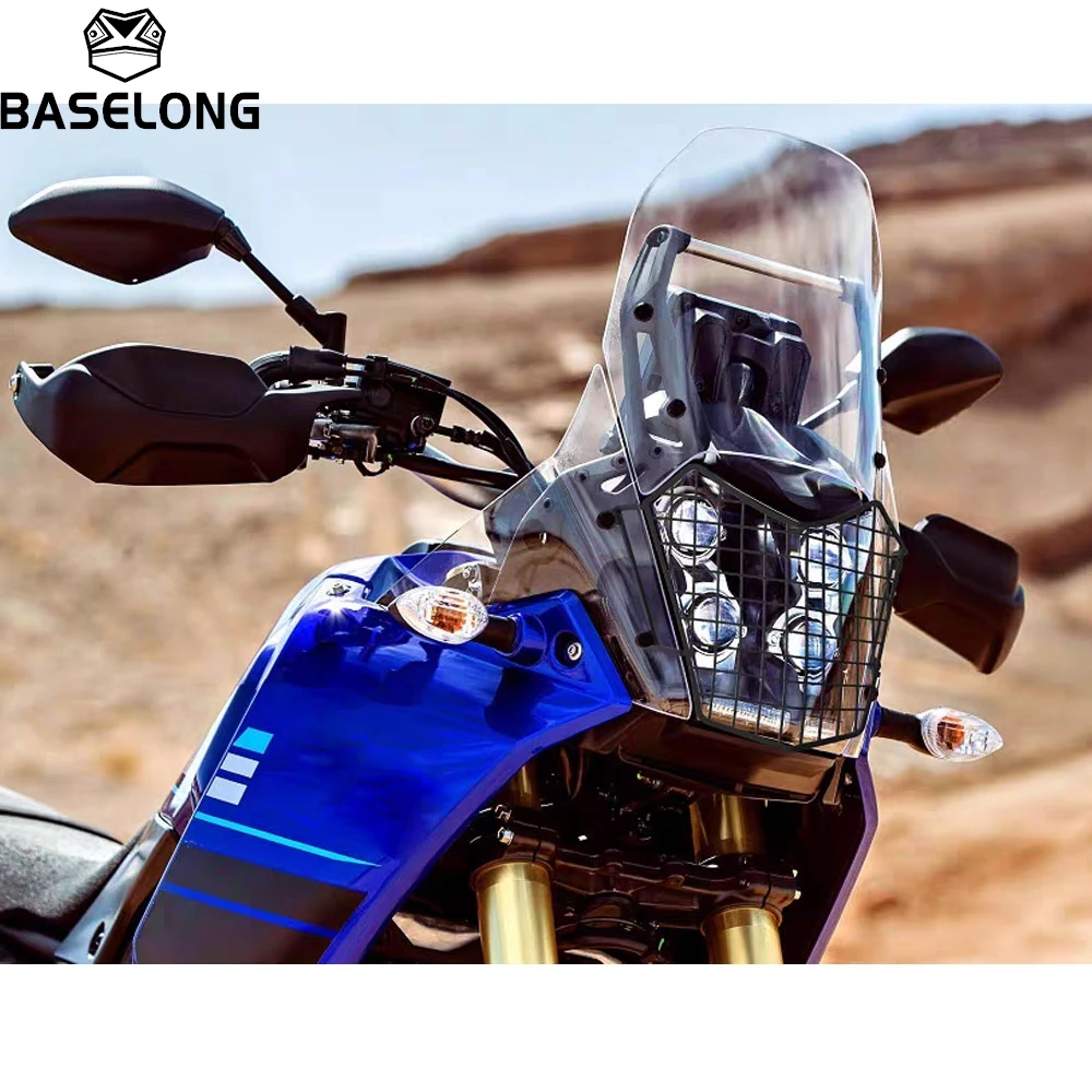 For Yamaha TENERE700 Tenere 700 T7 Rally 2019-2020-2021-2022-2023-2024 Motorcycle Headlight Guard Protector Grille Grill Cover
