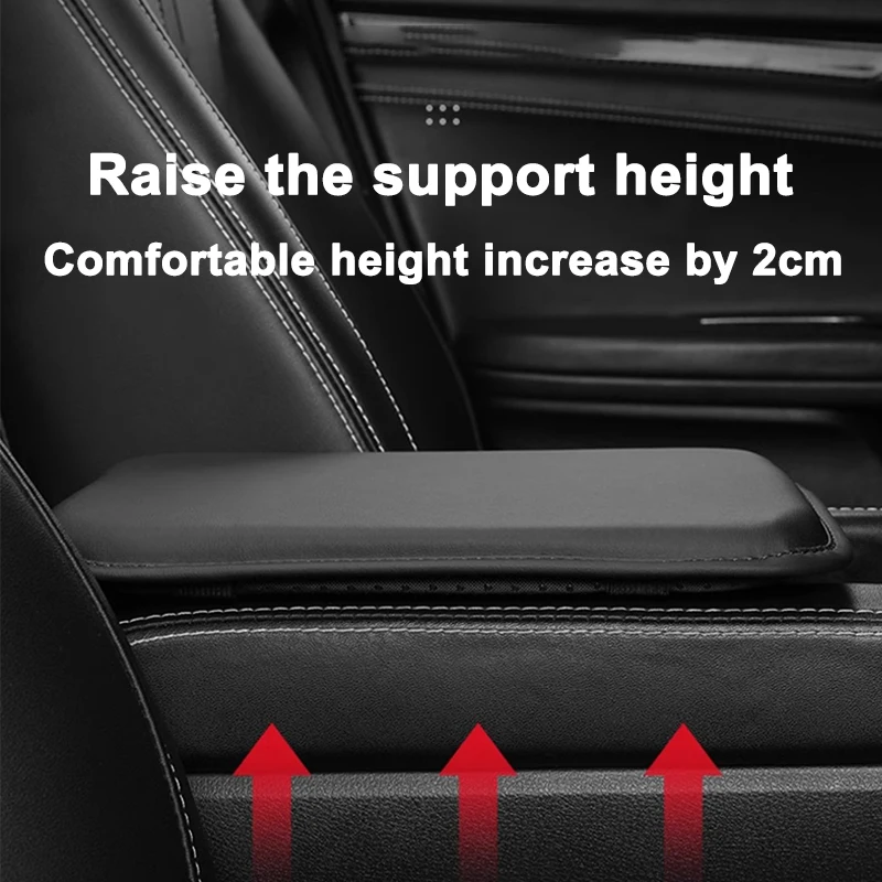 Leather Car Armrest Box Pad Armrest Decoration Mat Accessories For Renault RS Koleos Captur Kadjar Megane Clio 5 Talisman Scenic