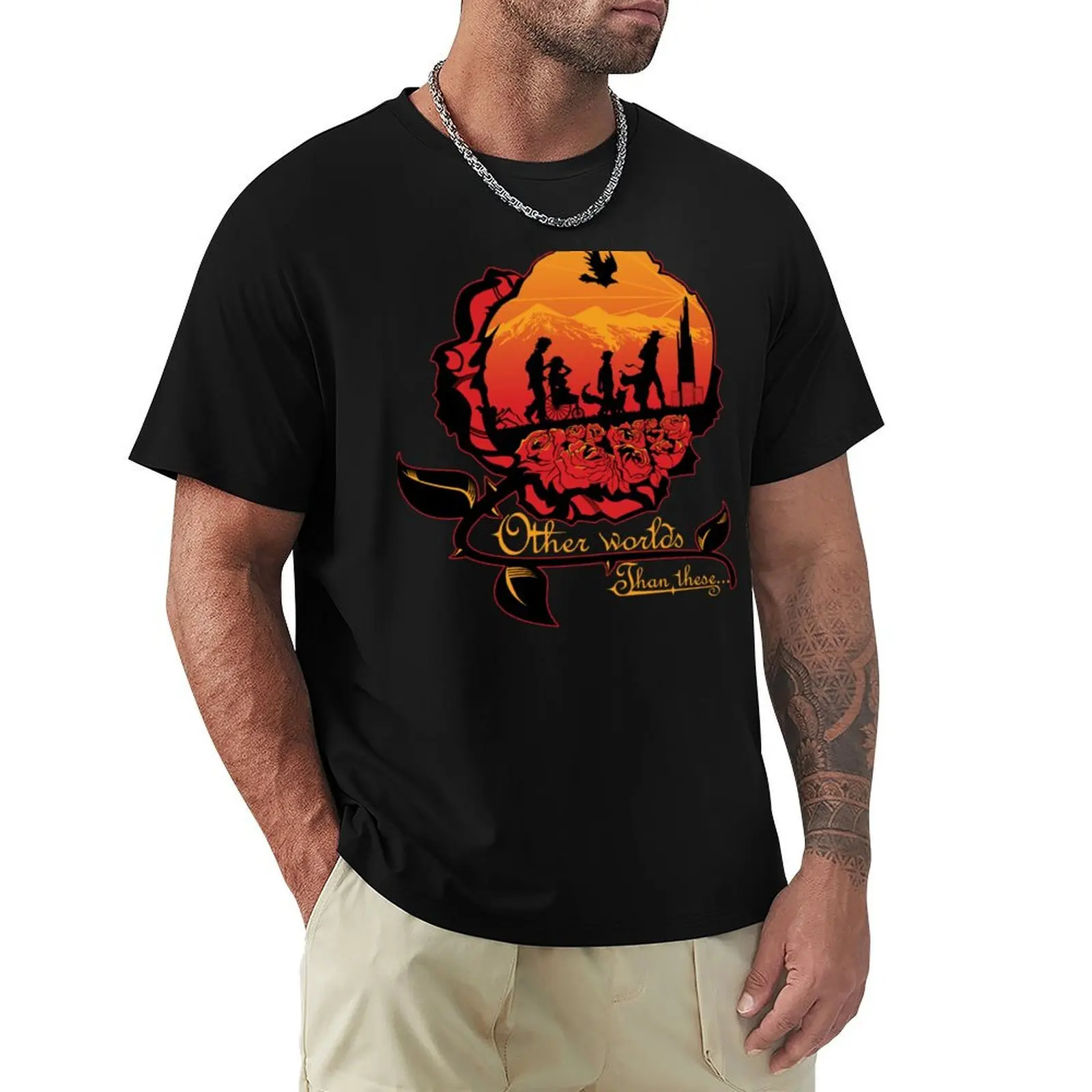 

Other worlds T-Shirt T-Shirt Blouse oversized t shirt blue archive shirts graphic tees mens designer clothes