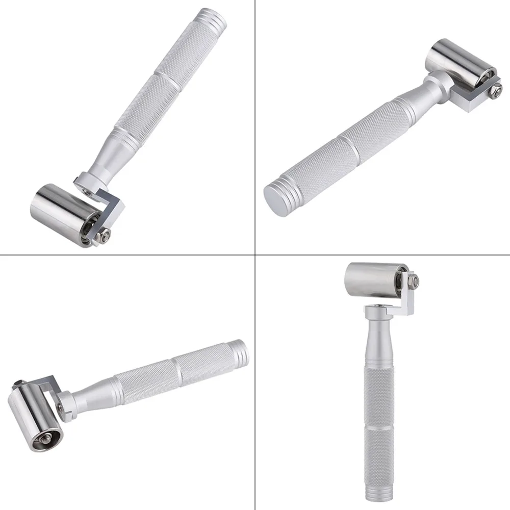 Stainless Steel Wallpaper Pressing Wheel Bearing Wheel Flat Press Design Pressure Roller Hand Wheel Seam Paint Plate