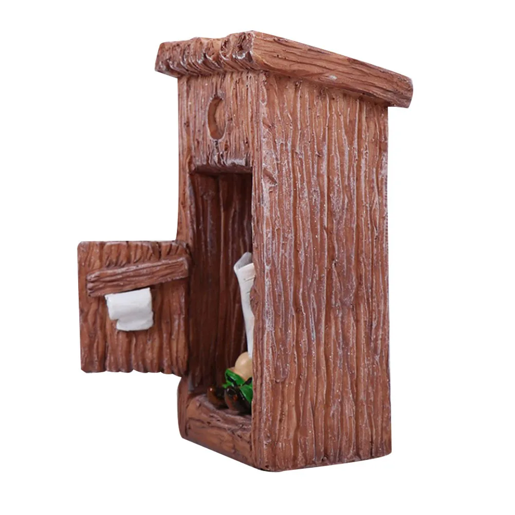 

1Pcs Toilet Dwarf Sculpture Resin Garden Decoration Creative Design Outdoor Courtyard Balcony Decorative Statue for Home