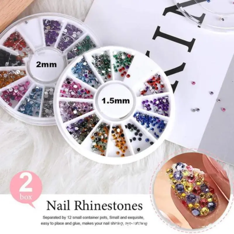 33 Uds. Herramienta artística para uñas con pinceles para pintar uñas, herramienta para puntear uñas, lámina para uñas, cinta para manicura, diamantes de imitación para uñas