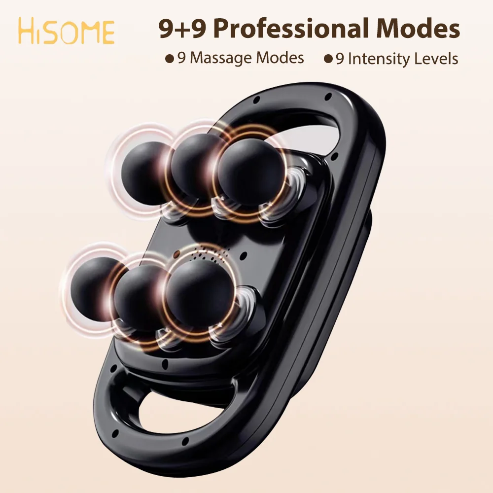 

Fascia Gun Massager Six-head Fascia Gun Massag Muscle Relief 9-Mode Massag Deep Tissue Percussion Neck Cervical Spine Full Body