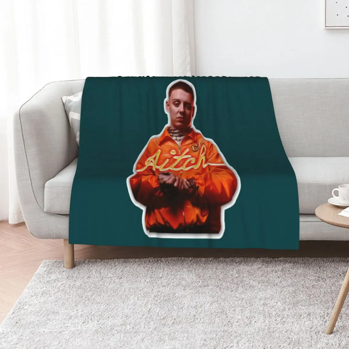 aitch rapper Throw Blanket Plush For Sofa Thin Retros Extra Large Throw Shaggy Tourist Blankets