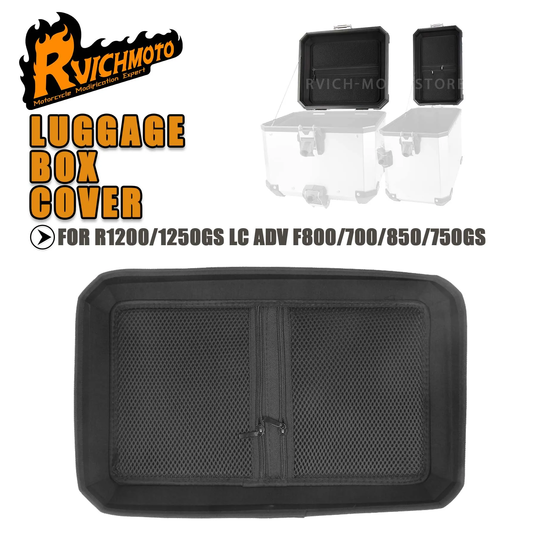 F 800 700 850 750 GS Trunk Luggage Box Nylon Inner Bag Cover Top Side Case Pannier Container Lid For BMW R1200GS R1250GS LC ADV