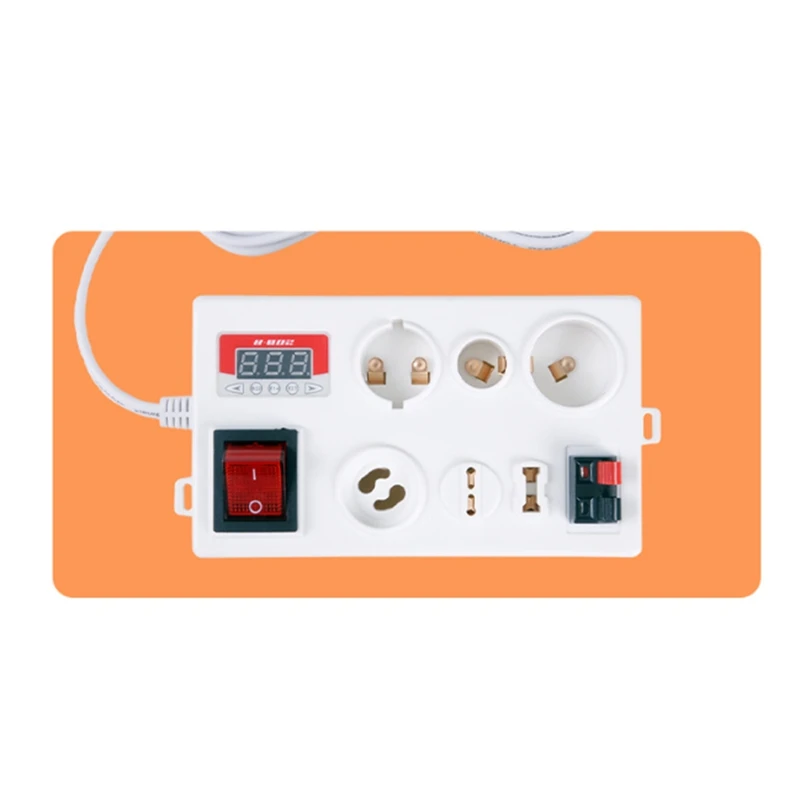 E27 B22 E14 Lamp Bulb Tester, LED Light Voltage Power Quick Test Box, Fast Testing With Power Display
