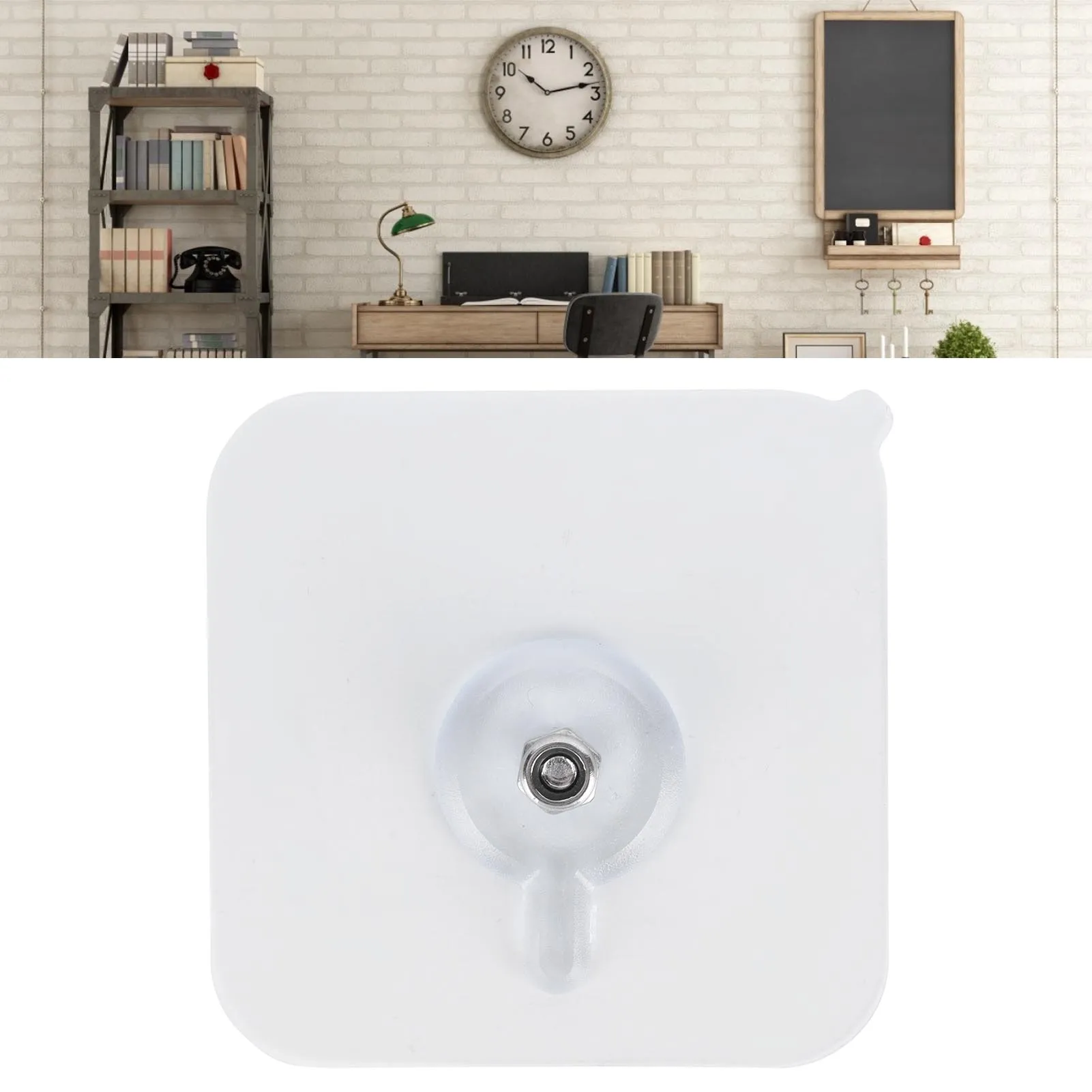 10PCS Transparent Picture Frame Hook Punch-Free No-Trace Adhesive No Drill Hooks Non-Marking Invisible Sticker