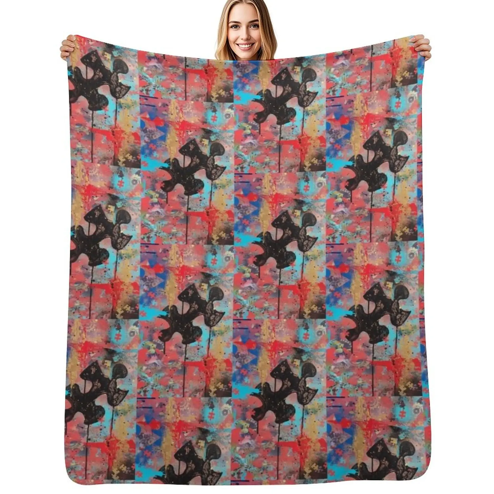 

Gears of autism. Throw Blanket Soft Plush Plaid Stuffeds Summer Beddings Blanket