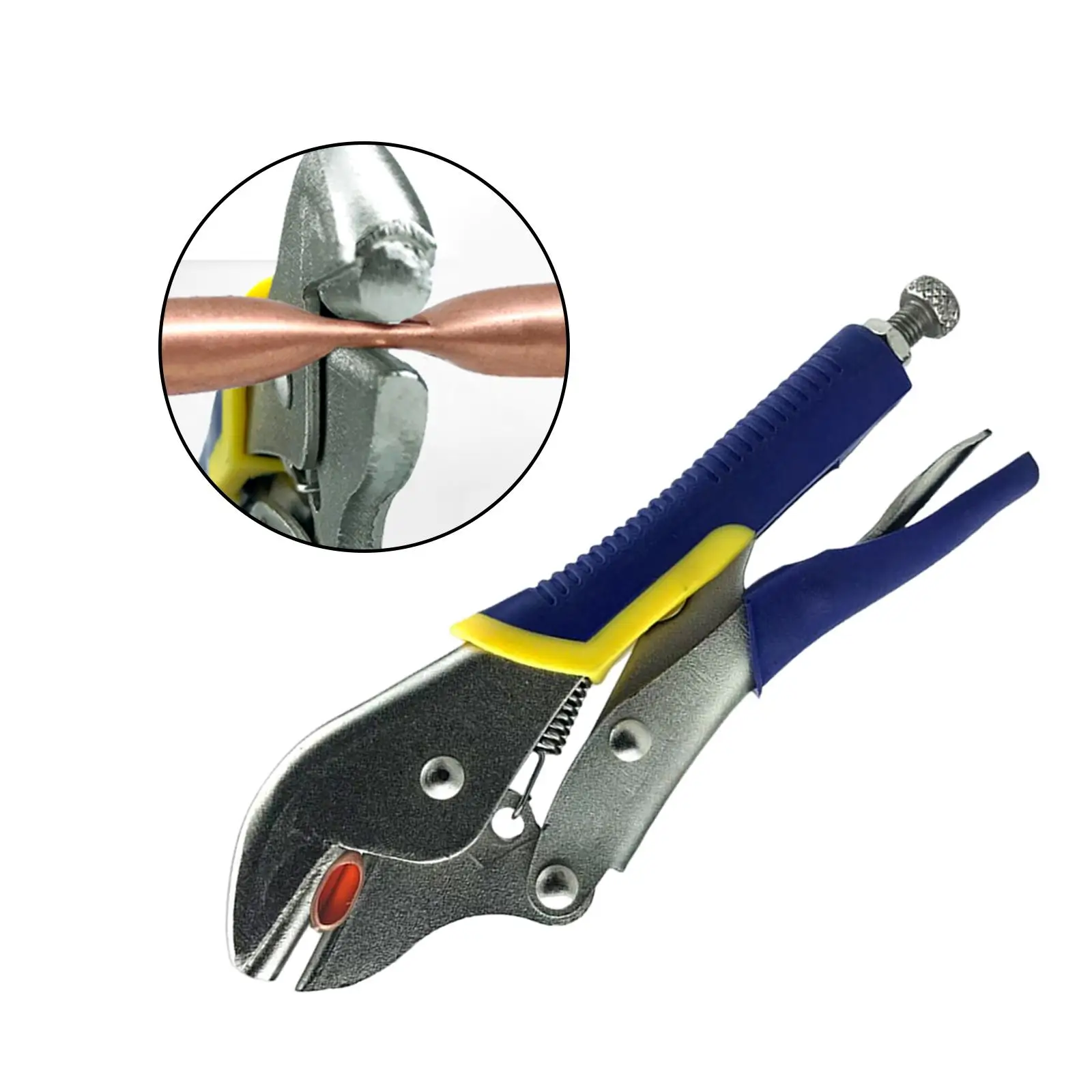 B Type Pinch Pliers Locking Pliers Brass Pipe Sealing Pliers Ergonomic Handle Hose Pinch Pliers for Farm