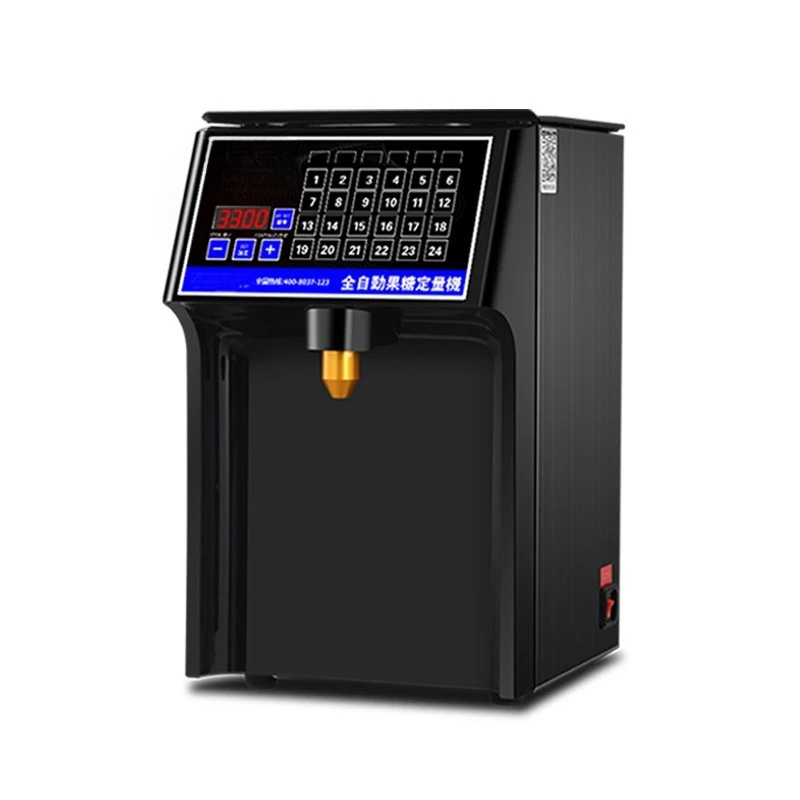 Milk tea shop equipment commercial water bar counter full set of 24-button automatic intelligent fructose quantifier 110V/220V