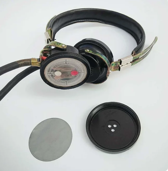 TA-4 Binaural Earphones - High Resistance 2200Ω/65Ω, Ore Radio Use (Moving Iron Dynamic Reed)