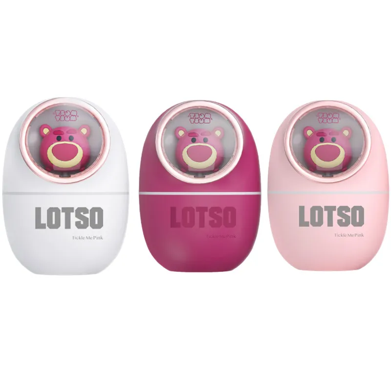 

Lotso Kawai, ночник, USB, мини-увлажнитель воздуха для спальни, бесшумный Настольный увлажнитель, мультяшный ночник, декоративная лампа