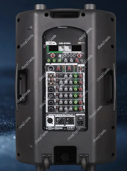 15-Inch active speaker professional performance extended microphone effect mixer power amplifier speaker mobile outdoor