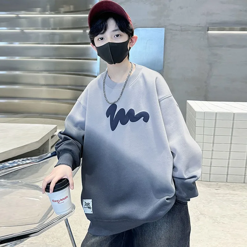 ملابس الخريف والشتاء للأطفال ملابس الأولاد نسخة رقيقة ملابس منزلية ملابس أطفال للطلاب ملابس شتوية للأطفال #4