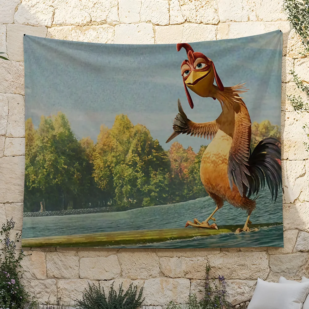 Chicken Joe Surfs Up Funny Meme Abstract Cartoon flag Tapestries Outdoor Parties Bedrooms Living Rooms Dorm Rooms Wall Decor
