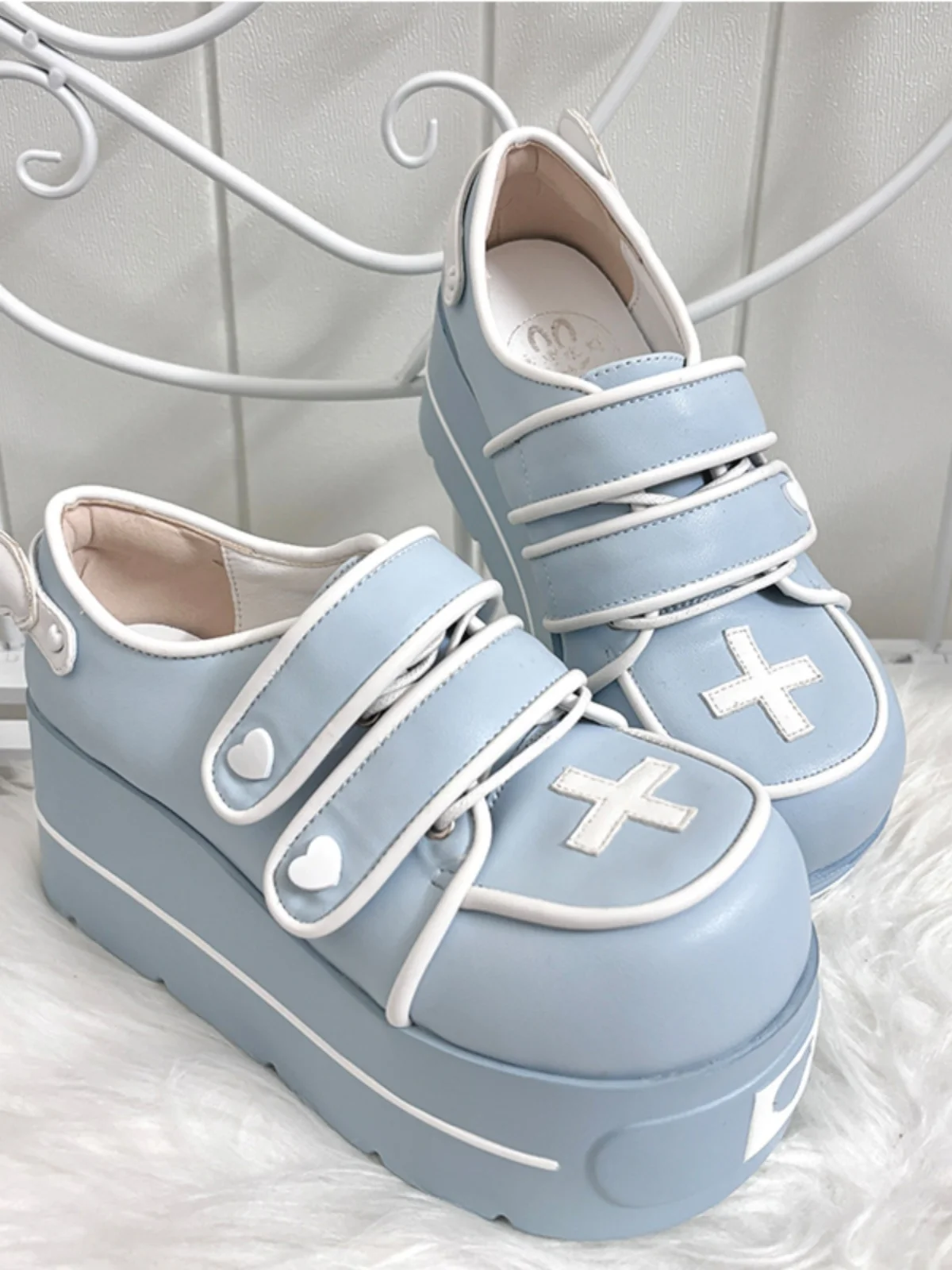 Original Sweet Lolita Girls' Sponge Cake Shoes Subculture Thick Soled Shoes Japanese Sweet Cool Loli Shoes