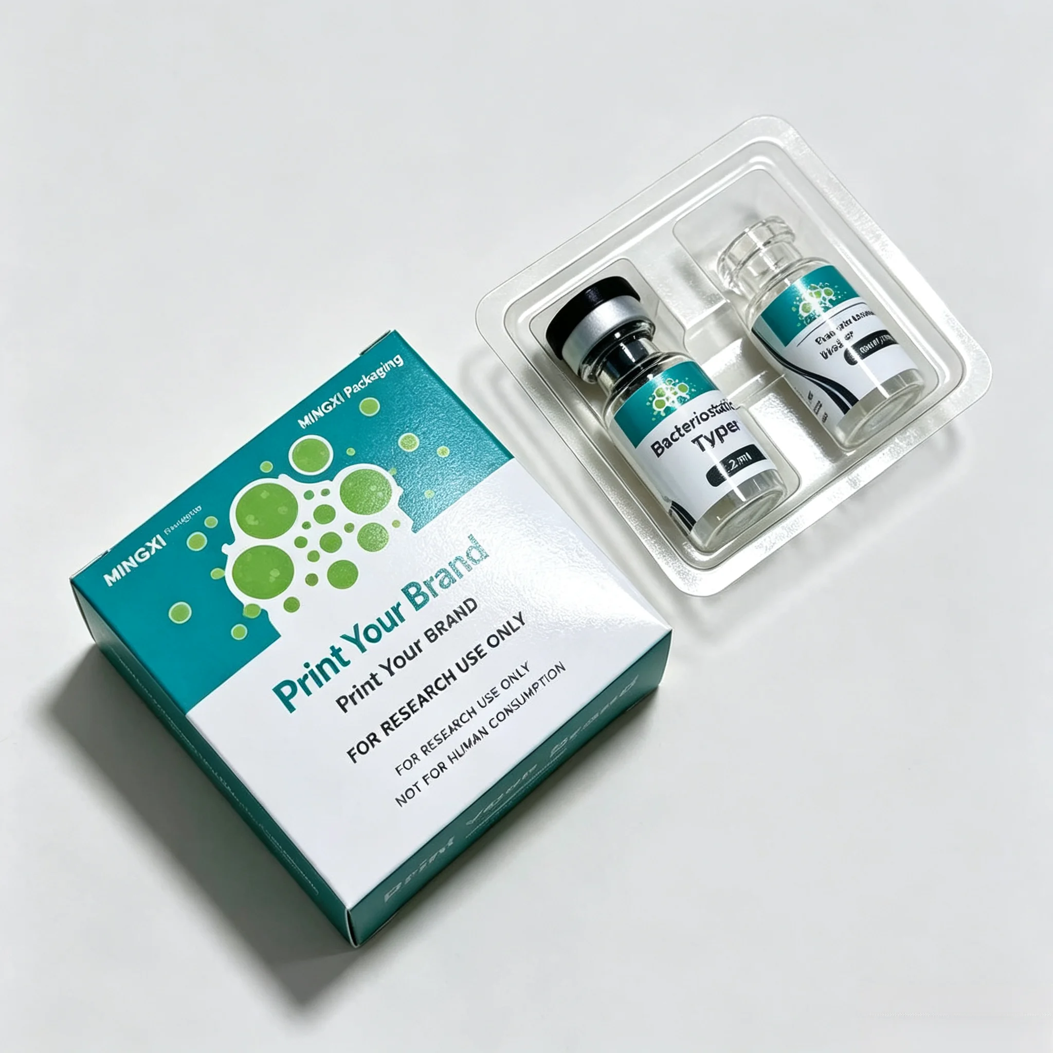 Custom Waterproof Vinyl Stickers & Paper Boxes Fit For 3ml 5ml 10ml Small Cosmetic Perfume Glass Vial Packaging Accessories