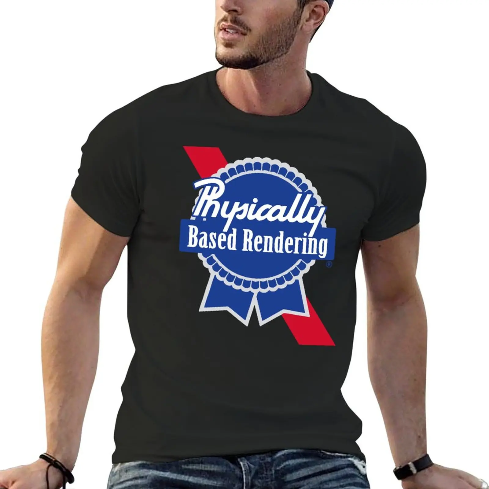 Physically based rendering drinking shirt T-Shirt aesthetic clothes vintage t shirts man t shirt mens big and tall t shirts