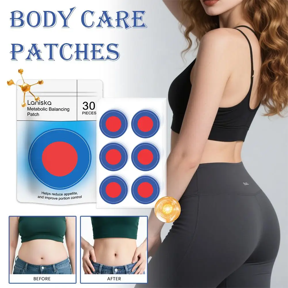 

30 шт. пластырей для ухода за телом, пластыри для коррекции фигуры, пластыри для похудения, подавляющие аппетит, для женщин, средства для контроля веса