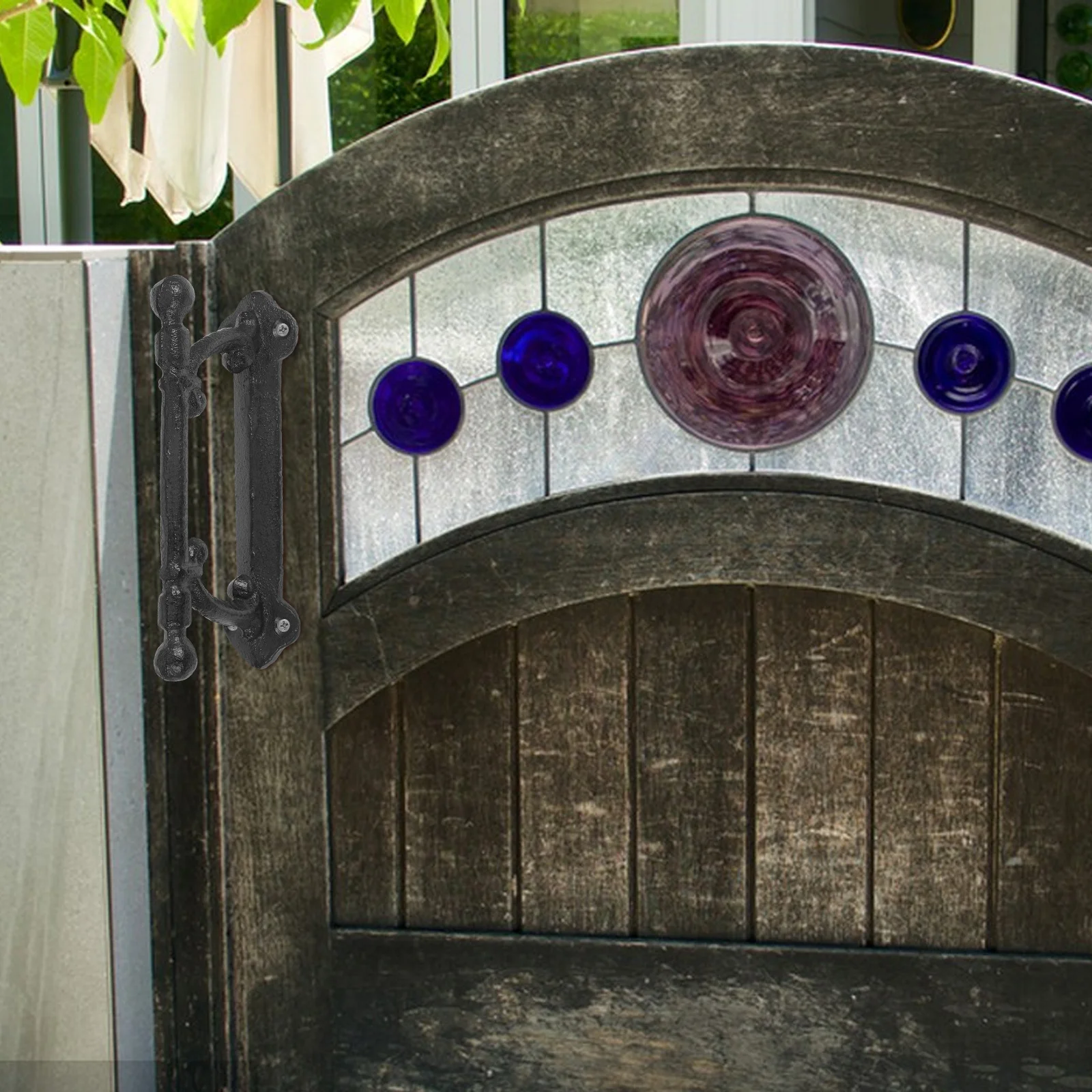 

Rustic Iron Heavy Duty Barn Door Handle Vintage Gate Pull Decorative Drawer Cabinet Hardware Door Hardware