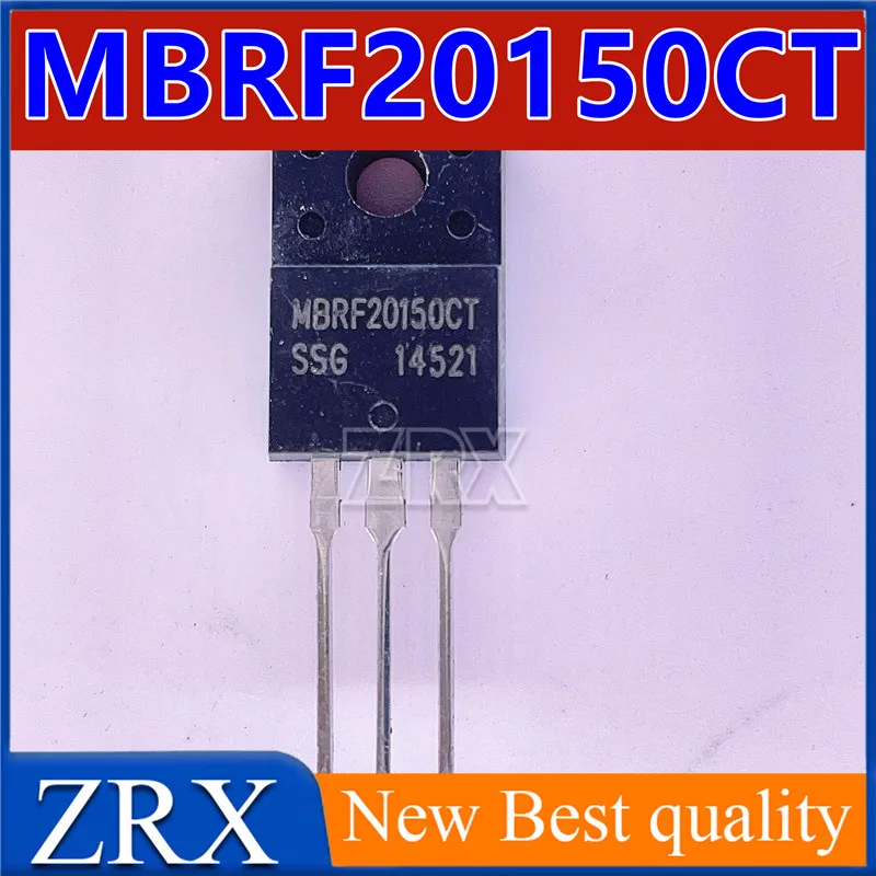 5Pcs/Lot Brand new original genuine MBRF20150CT Schottky rectifier diode 20A 150V TO-22F
