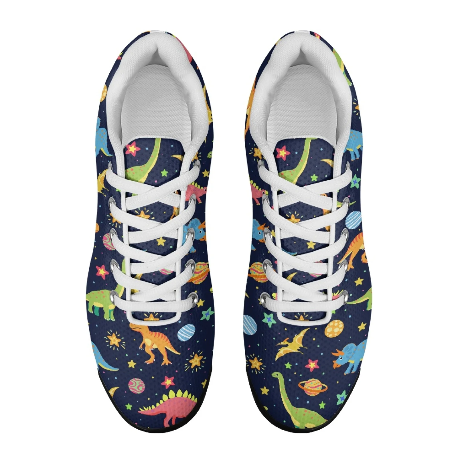 XIXIRIMIDO Air-Cushioned Sneakers Women's Running Shoes Men Commuter Shoe Nurse Shoes Lightweight Breathable Comfort Dinosaurs