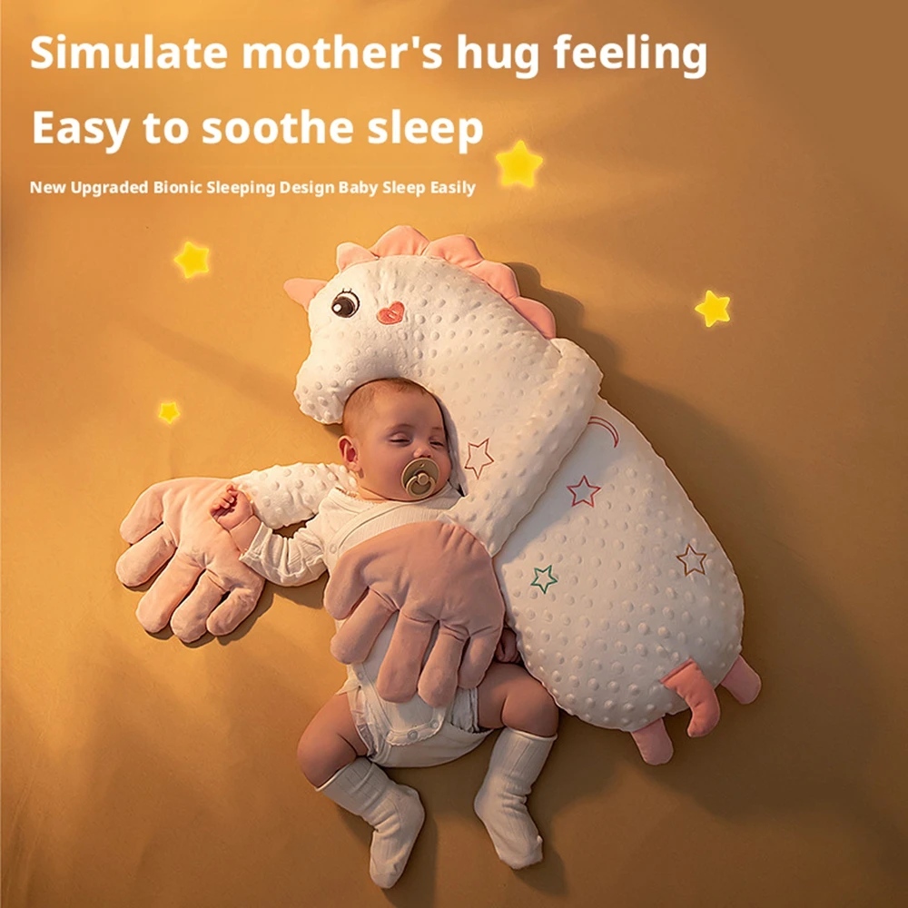 أداة مساعدة على نوم الطفل مع حركات إيقاعية لعبة مهدئة لنوم الطفل الكهربائية مع وسادة راحة اليد للتحكم عن بعد لتهدئة الطفل