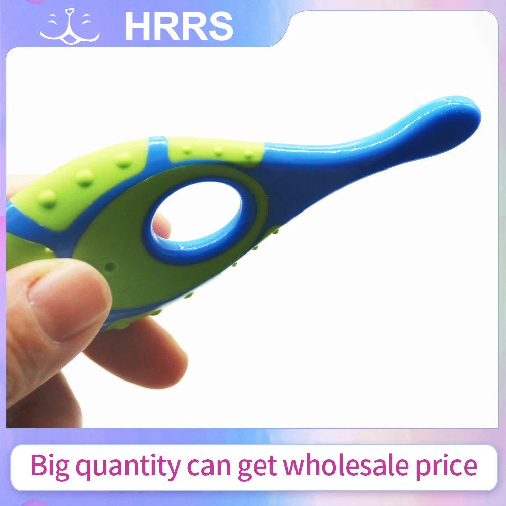 2 قطعة/المجموعة فرشاة أسنان للأطفال مع شعيرات ناعمة خالية من مادة BPA فرشاة أسنان للأطفال التدريب فرشاة أسنان نفضية #6