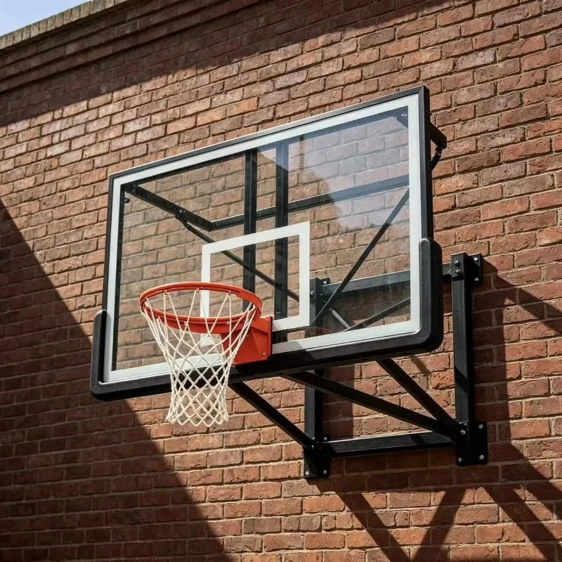 Wall-mounted Basketball Backboard for Indoor/Outdoor Training Teenagers Backboard