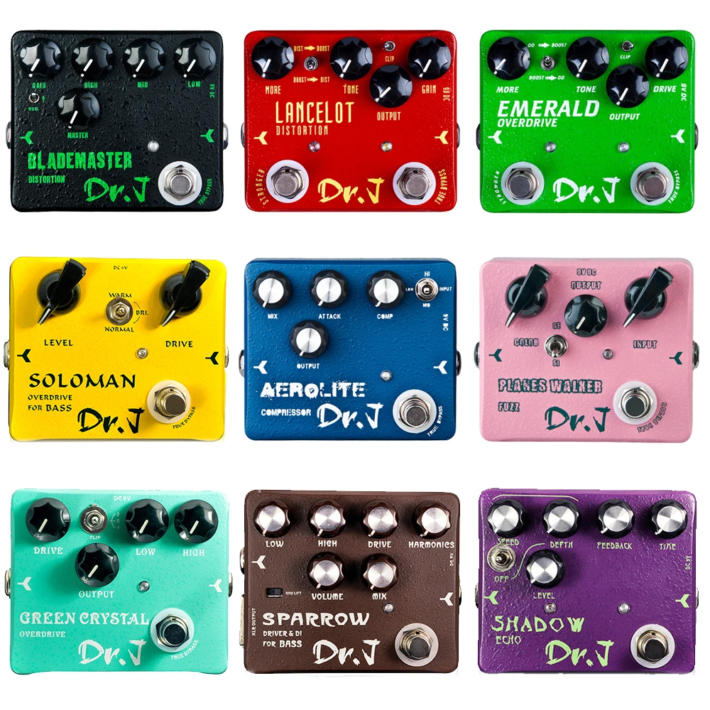 

JOYO D Series Electric Guitar Bass Effects Pedal Distortion Overload True Bypass Metal Housing Guitar Parts & Accessories