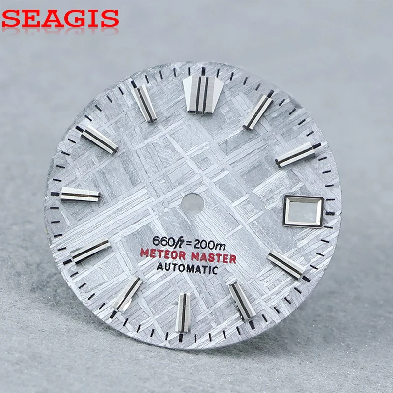 

28.5mm Meteorite dial for NH35 Movement GS MOD no lume No Logo