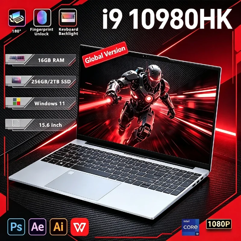 مراجعة لابتوب ألعاب 15.6 بوصة i9-10980HK وذاكرة 16GB