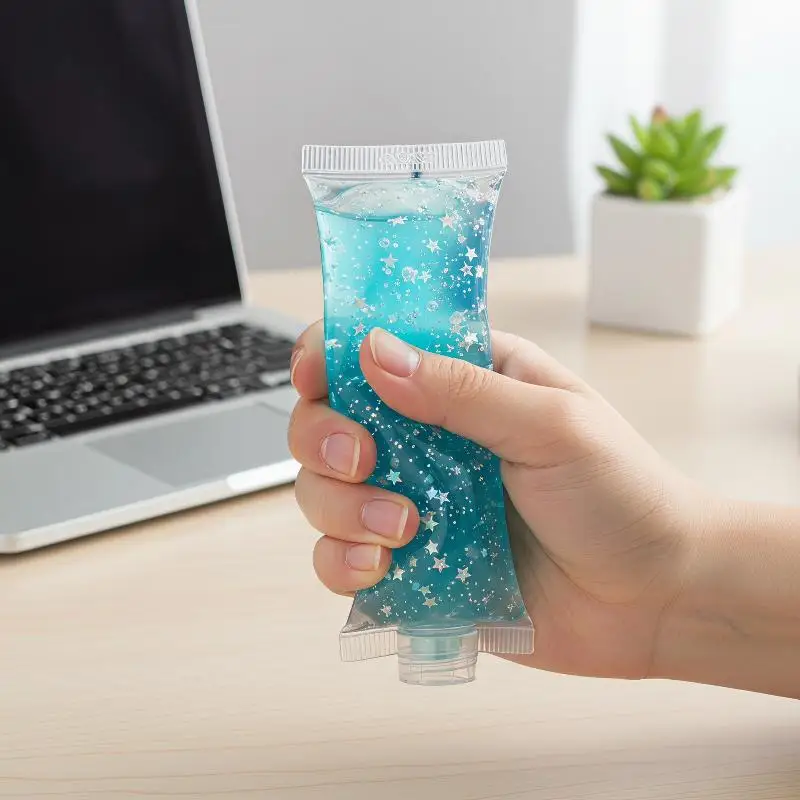 Fruit Filled Maltose Toothpaste Stress Relief Toy Soft Slow Rising Deformable Squeeze Fidget Sensory Toy