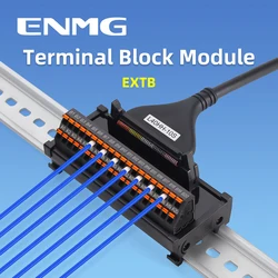 ENMG Screw PLC adapter cable bullhorn block terminal block 20 40 50 core mil province wiring terminal I/O direct insertion type