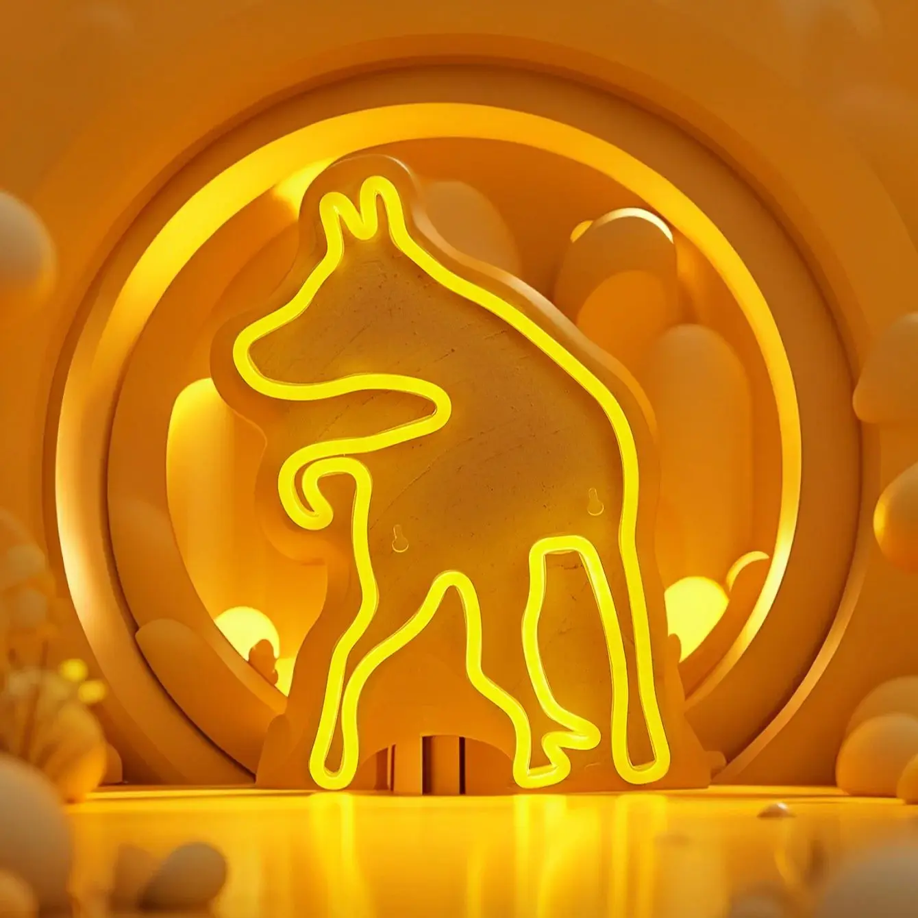 

Chi-buy светодиодные неоновые вывески в форме собаки с питанием от USB, неоновые вывески, декоративные лампы, подарок на день рождения, настенное искусство для спальни, комнаты, бара, магазина