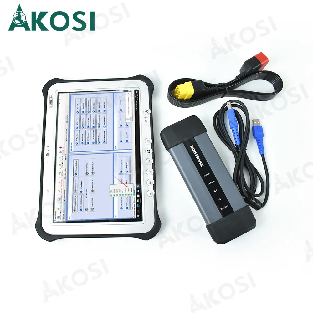 

For SINOTRUK SHACMAN HOWO A7/T7H/Sitrak/Hohan Diagnostic Tool For Sinotruk EOL OBD Diesel Truck Diagnostic Tool+FZ G1 tablet