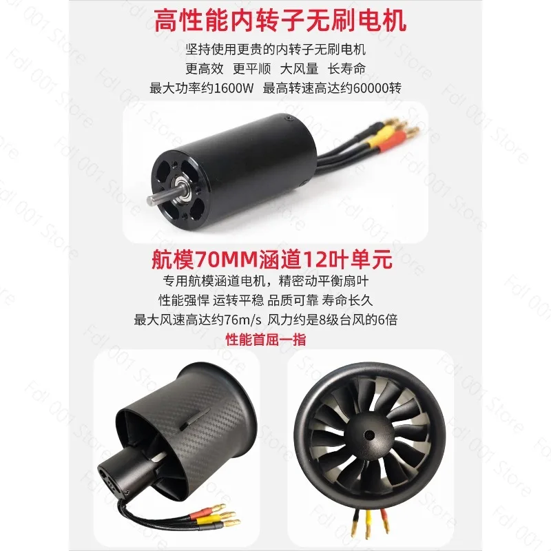 70mm Triple Head Brushless Fan, Handheld Turbo Blower for Car Drying & Snow Removal