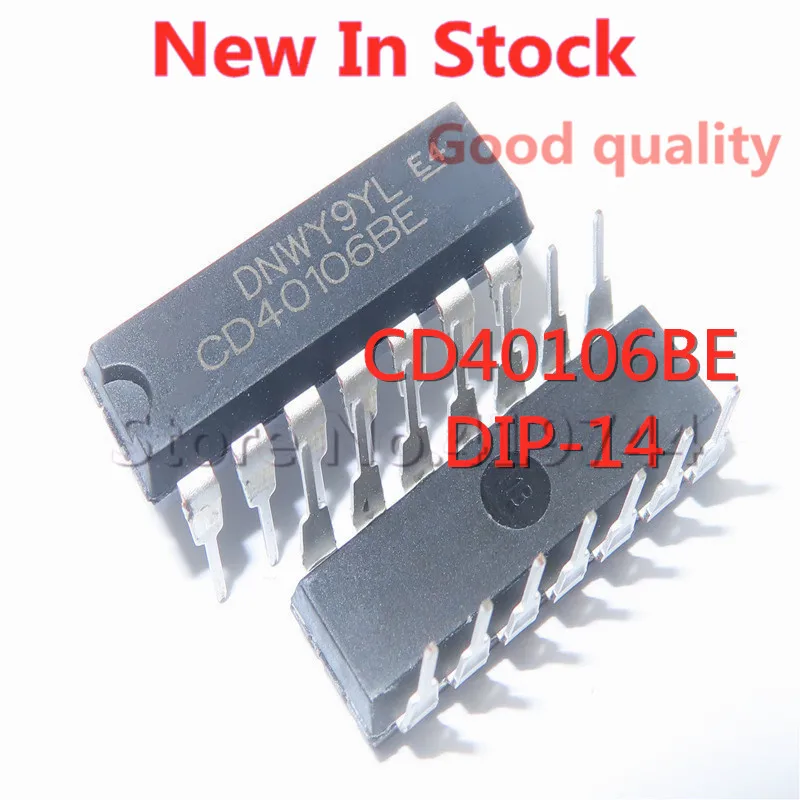 5 TEILE/LOS CD40106 CD40106BE DIP-14 40106 chip logik chip wechselrichter Auf Lager NEUE original IC