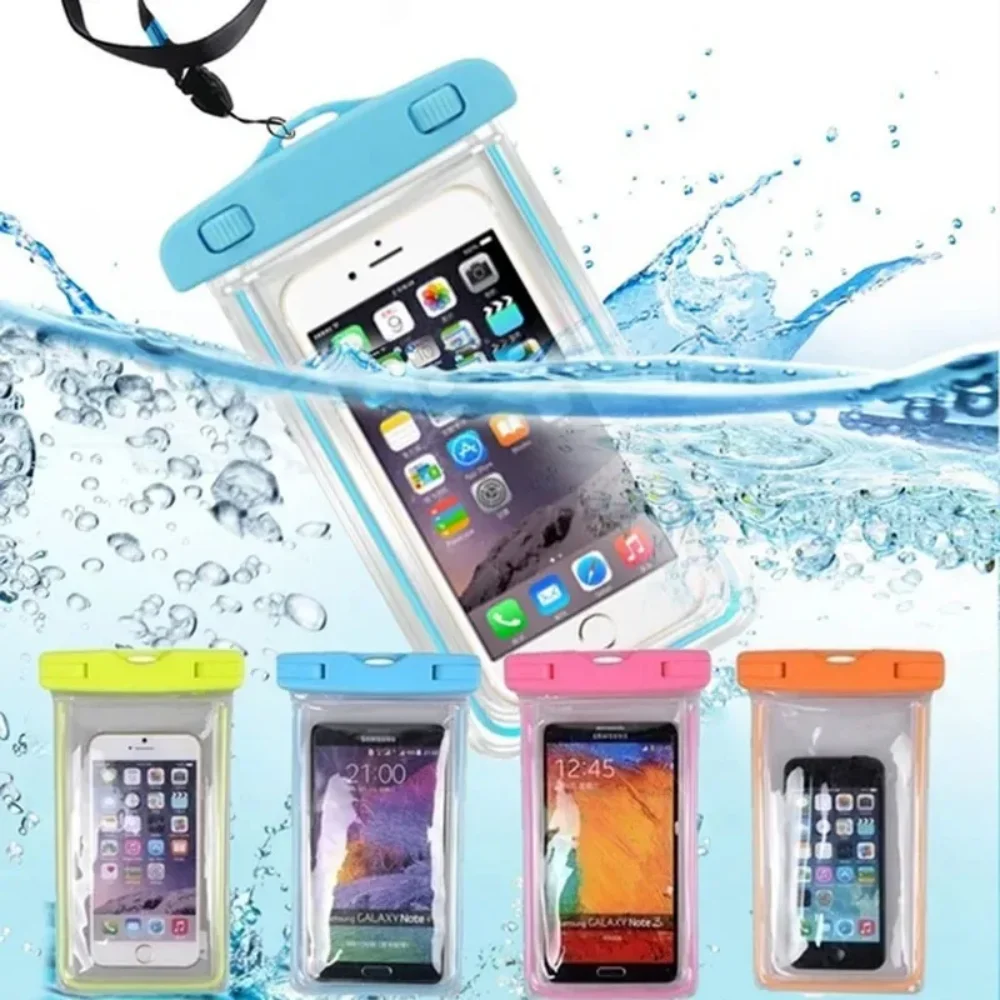 Waterproof Phone Pouch Drift Diving Swimming Bag Underwater Dry Bag Case Cover For Phone Water Sports Beach Pool Skiing