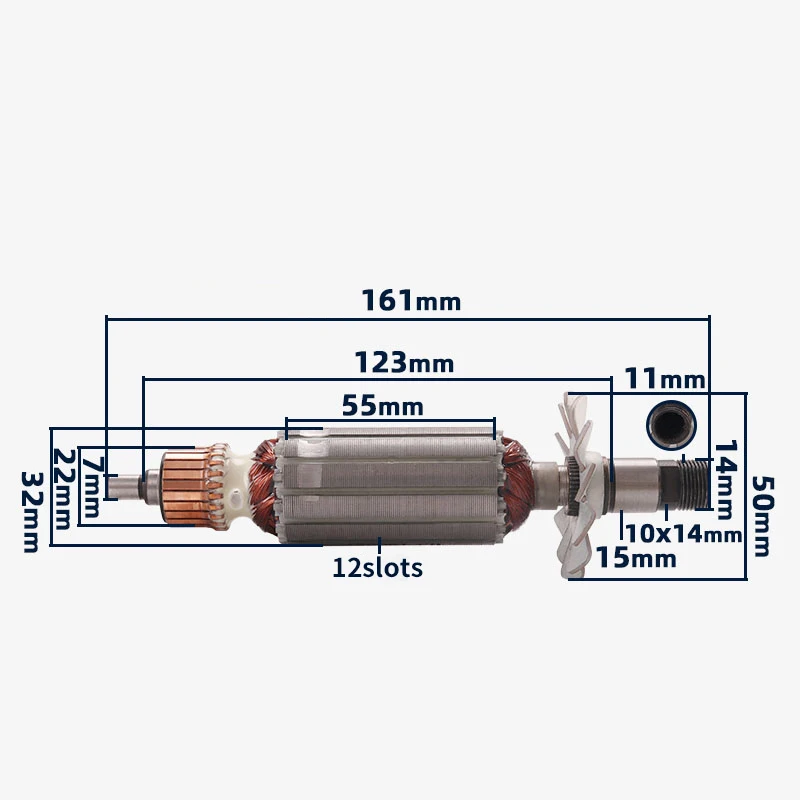 Trimmer Loader for Makita 3703 for Dongcheng M1P-FF02-6 Armature Rotor Anchor Stator Replacement Parts