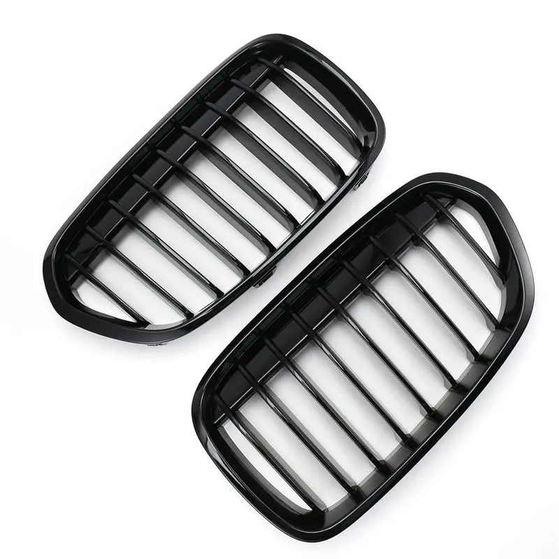 

AEF2-1Set Glossy Black Front Kidney Grille Bumper Grille Grill For BMW F52 1 Series 4D 2016-2020