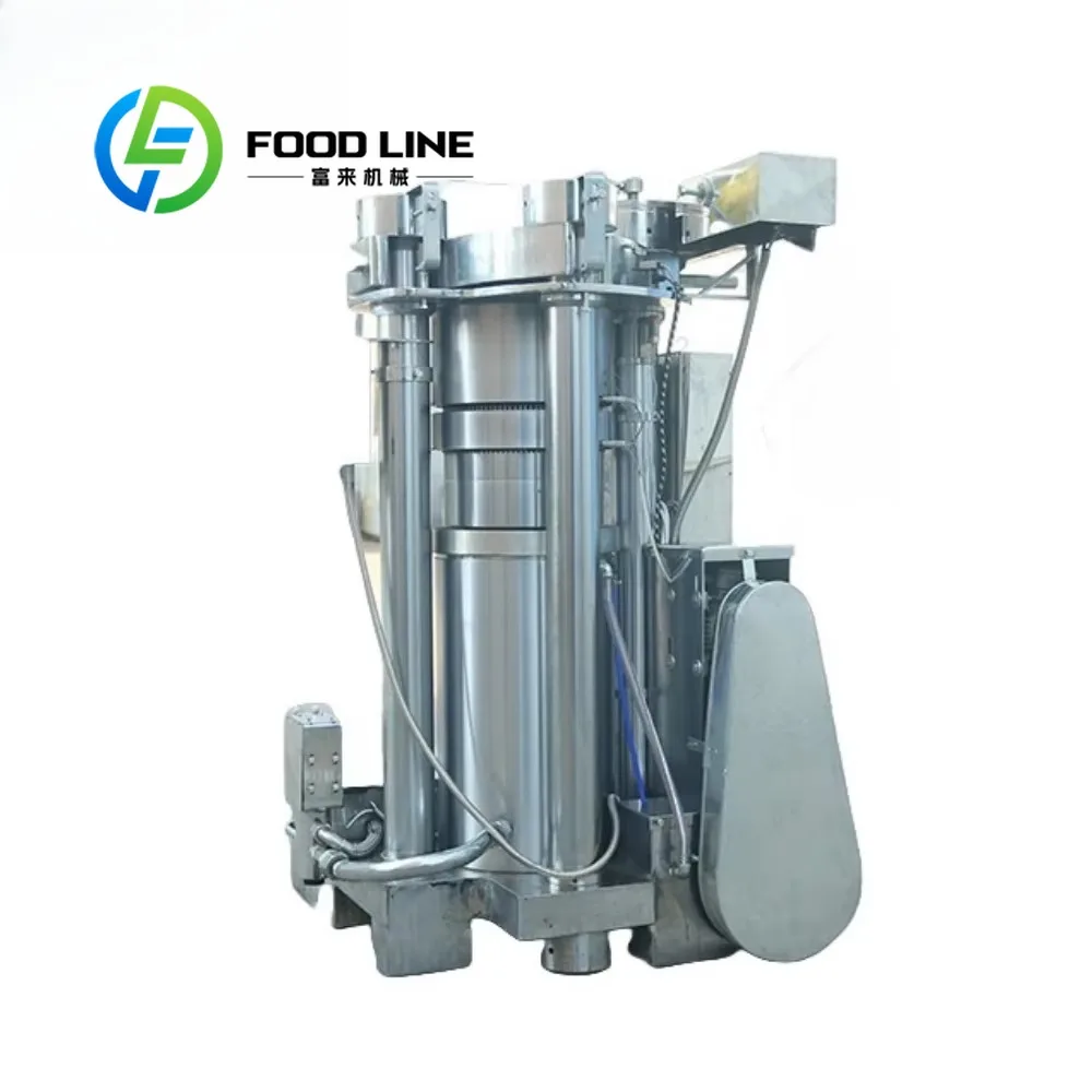 Industrial Hydraulic Press Machine for Cold-Pressed Avocado Virgin Coconut Olive Soybean Walnut for Home Industrial Use