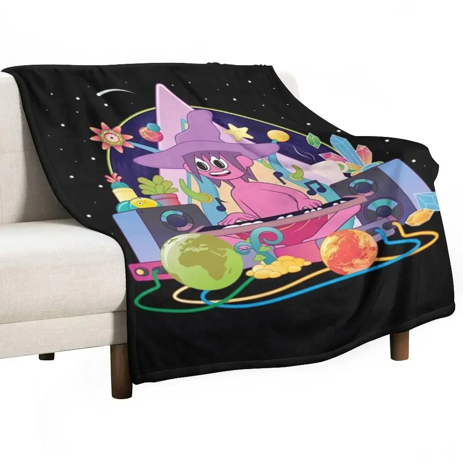 Midnight Gospel T-ShirtChromatic Dreams Throw Blanket Cute Picnic warm winter Bed covers Blankets