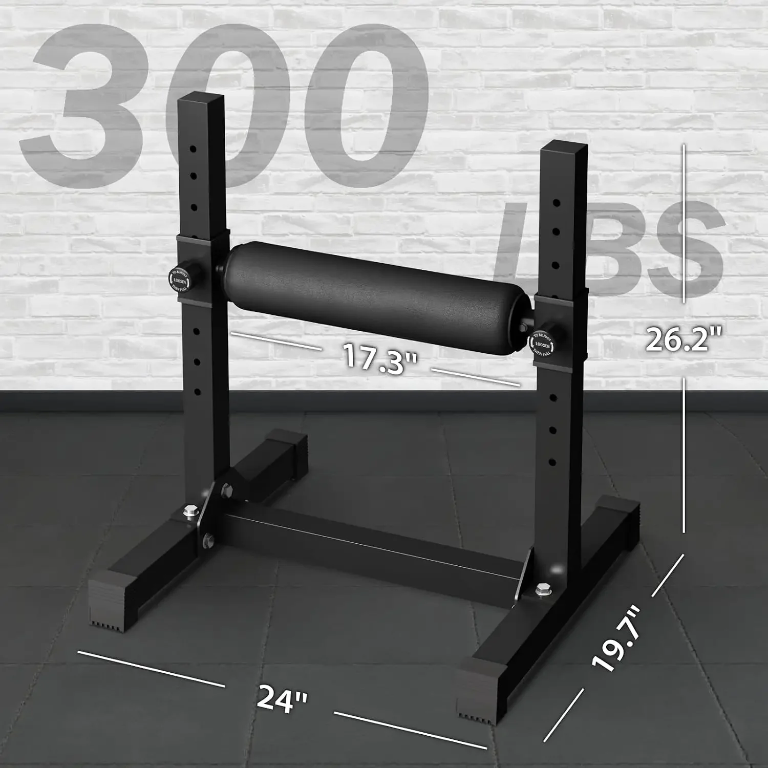 Bulgarian Split Squat Stand, Single Leg Squat Roller, Single Leg Squat Stand, Lower Body Specialty Machine