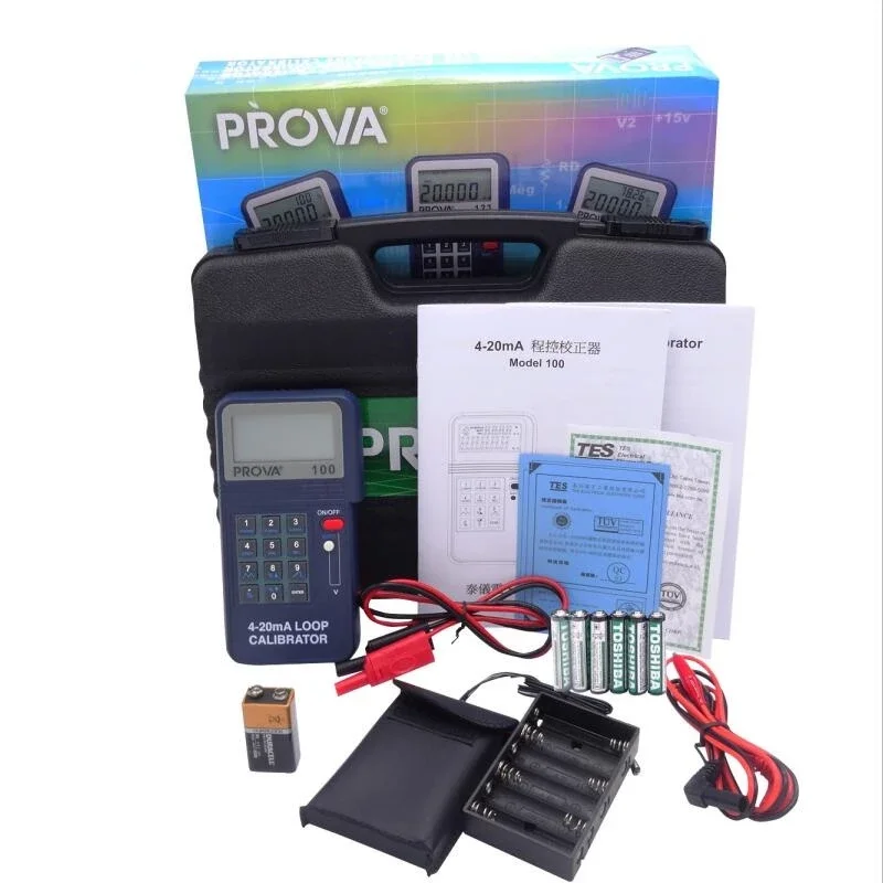 PROVA-100 Digital Loop Calibrator 4-20mA Portable Current Voltage Calibrator