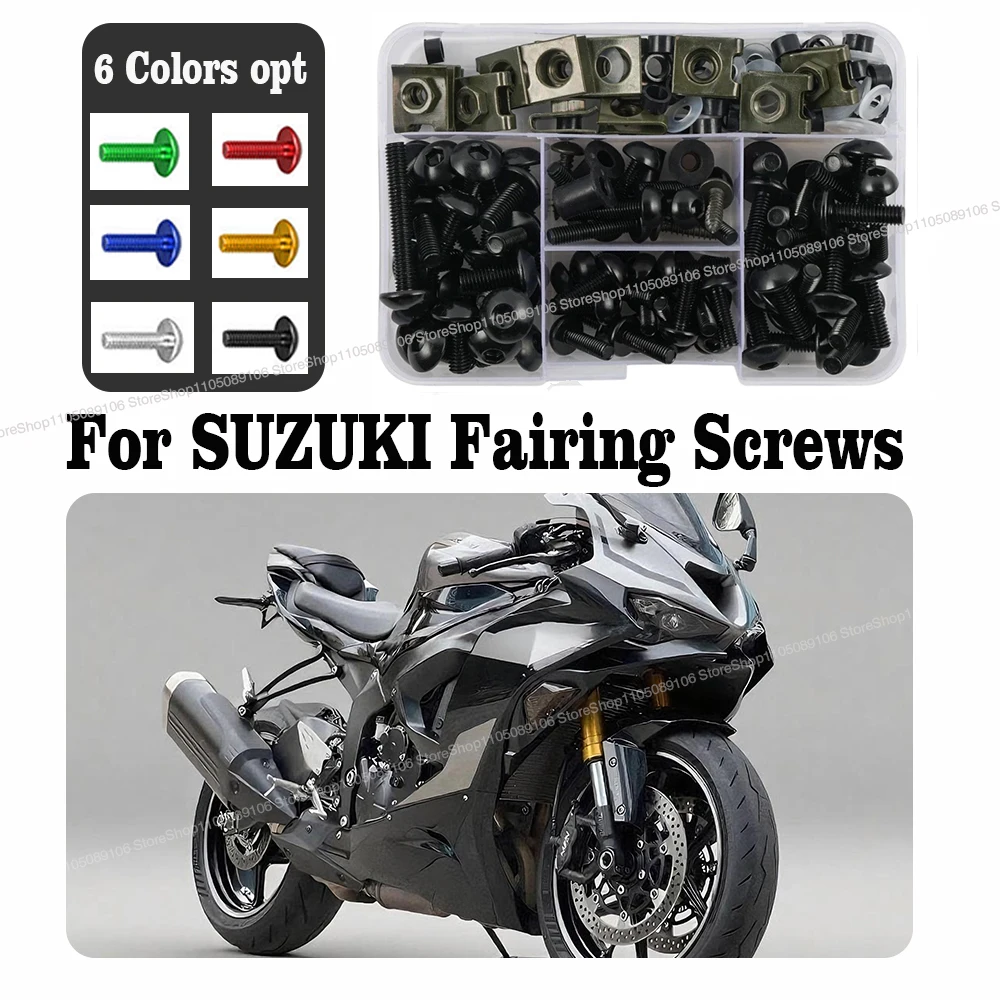 

Fairing Bolts Fastener Clip Screws Motorcycle Windscreen For SUZUKI GSXR 600 750 1000 K1 K2 K3 K4 K5 K6 K7 K8 K9 K10