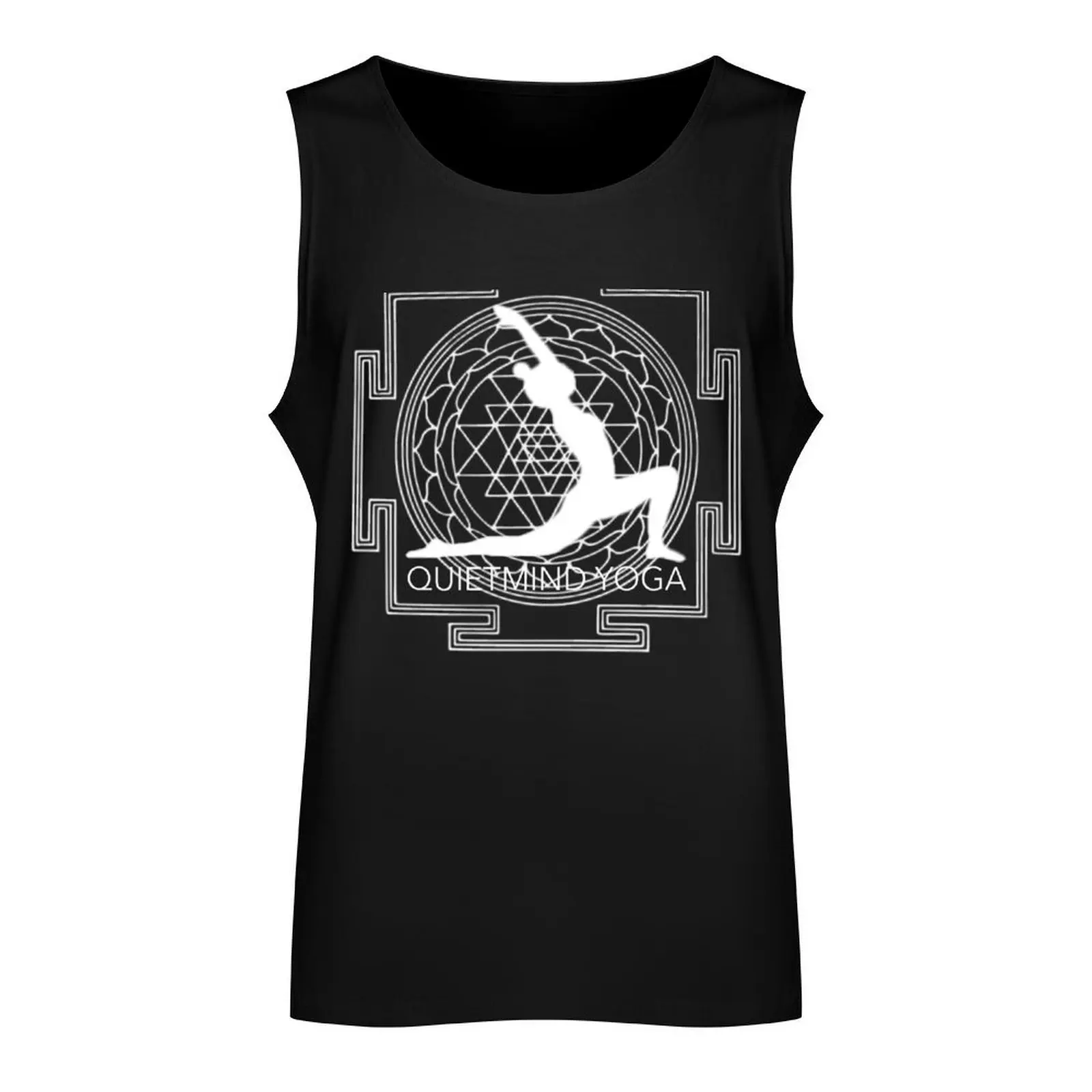 Quietmind Yoga Sri Yantra Tank Top Man gym clothes tops